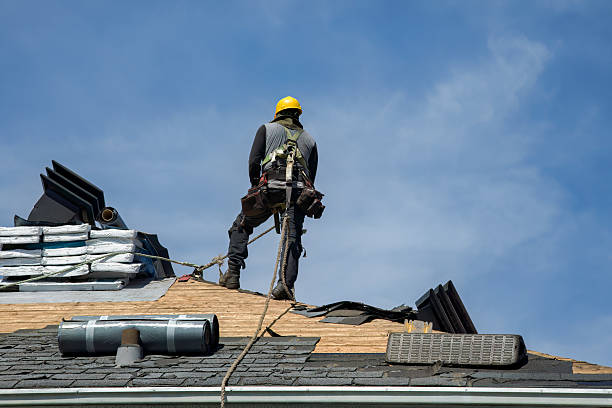 Professional Storm Damage Roof Repair technician working in Orange, TX